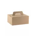 Kraft lunch box 255x200x110mm